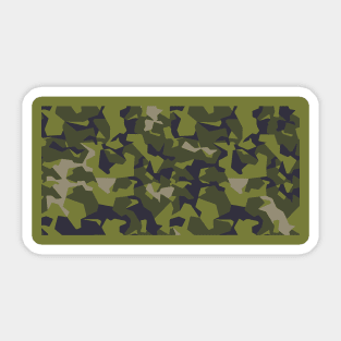 Design camo pattern khaki green Sticker